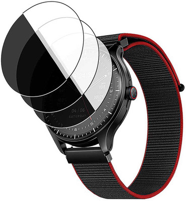HIDEOUS Edge To Edge Tempered Glass for boAt Valour Watch 1 GPS(Pack of 3)