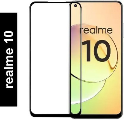 BRENZZ Edge To Edge Tempered Glass for Realme 10(Pack of 1)