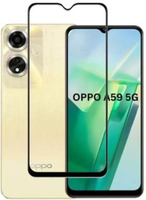 Coad Edge To Edge Tempered Glass for OPPO A59 5G(Pack of 1)