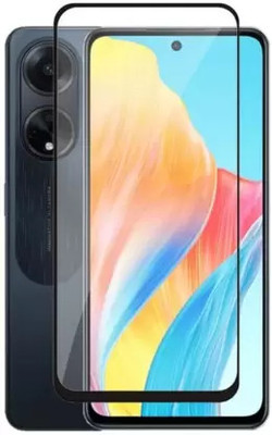 VISHRN Edge To Edge Tempered Glass for OPPO A58(Pack of 1)