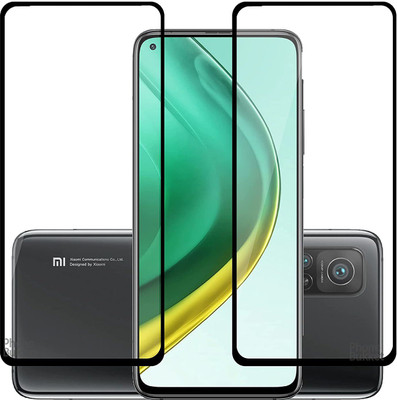 NIMMIKA ENTERPRISES Edge To Edge Tempered Glass for Xiaomi Mi 10T Pro 5G D+ Tempered Glass(Pack of 2)