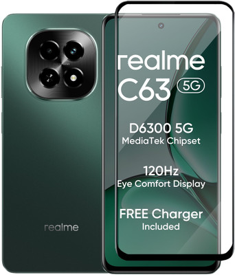 Flipkart SmartBuy Edge To Edge Tempered Glass for Realme C63 5G(Pack of 1)