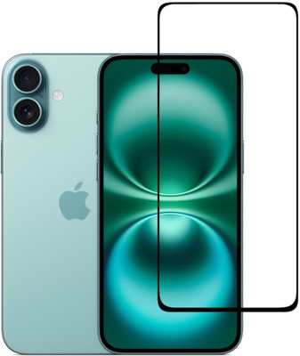 Kartuce Edge To Edge Tempered Glass for Apple iPhone 16(Pack of 1)
