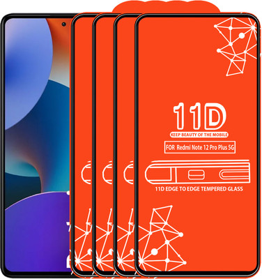 Qyist Edge To Edge Tempered Glass for Redmi Note 12 Pro Plus 5G(Pack of 4)