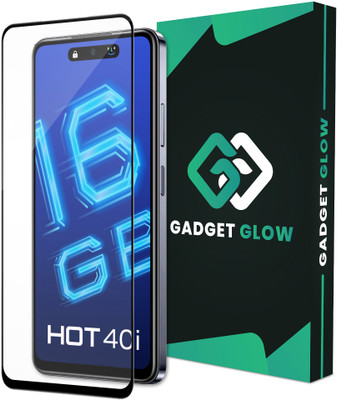 Gadget Glow Edge To Edge Tempered Glass for Infinix Hot 40i 5G, Infinix Hot 40i(Pack of 1)
