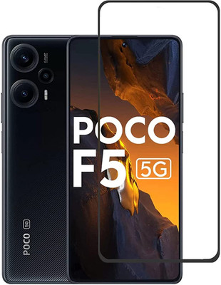 MD SmartBuy Edge To Edge Tempered Glass for POCO F5, POCO X5 Pro(Pack of 1)