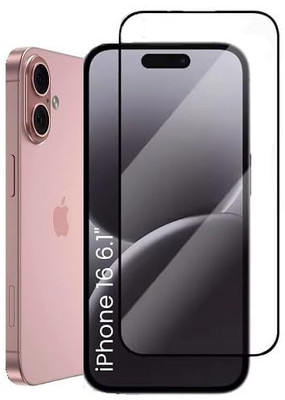 ASVALBUY Edge To Edge Tempered Glass for Apple iPhone 16(Pack of 1)