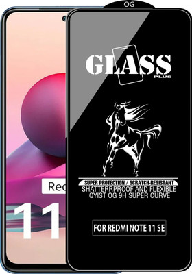 Qyist Edge To Edge Tempered Glass for REDMI NOTE 11 SE(Pack of 1)