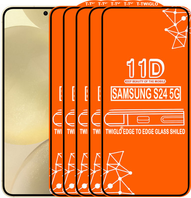 Flipkart SmartBuy Edge To Edge Tempered Glass for SAMSUNG S24 5G(Pack of 5)
