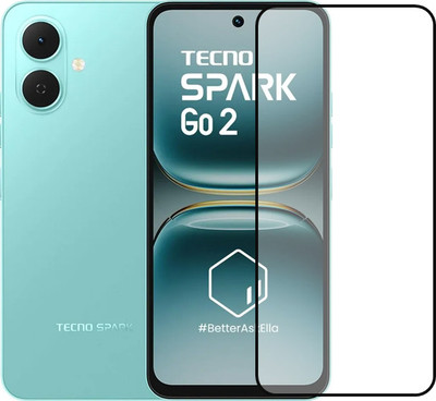 NEXZONE Edge To Edge Tempered Glass for Tecno Spark Go 2(Pack of 1)