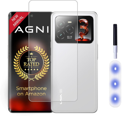 A-Allin1 Edge To Edge Tempered Glass for Lava Agni 3 5G, UV Temper Glass Screen Protector Slim 9H Hard 2.5D(Pack of 1)