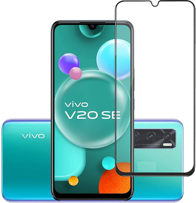 VISHZONE Edge To Edge Tempered Glass for Vivo V20 SE(Pack of 1)