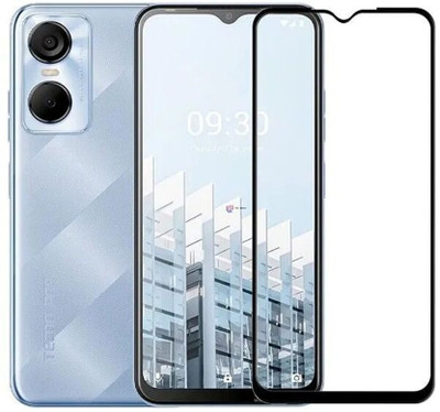 DMJHP Edge To Edge Tempered Glass for Tecno Pop 7 Pro(Pack of 1)