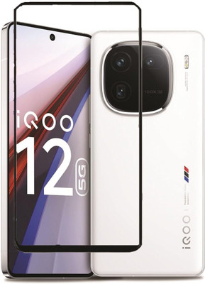 9H Edge To Edge Tempered Glass for iQOO 12 5G- [Free Cleaning Kit Included](Pack of 1)