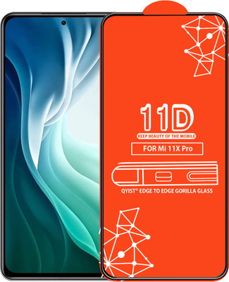 Qyist Edge To Edge Tempered Glass for Mi 11X Pro 5G(Pack of 1)