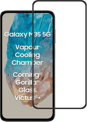 NKCASE Edge To Edge Tempered Glass for Samsung Galaxy M35 5G(Pack of 1)