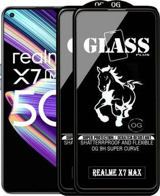 Rofix star Edge To Edge Tempered Glass for REALME X7 MAX(Pack of 2)
