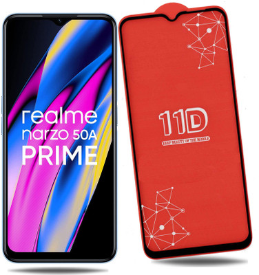 REDDWARF Edge To Edge Tempered Glass for realme narzo 50A Prime(Pack of 1)