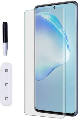 Mersal Edge To Edge Tempered Glass for Vivo X60 Pro, UV Temper Glass Full Coverage 9H Hardness Edge to Edge(Pack of 1)