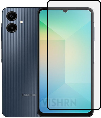 VISHRN Edge To Edge Tempered Glass for Samsung Galaxy A06 5G, Samsung Galaxy A06, SAMSUNG A06(Pack of 1)