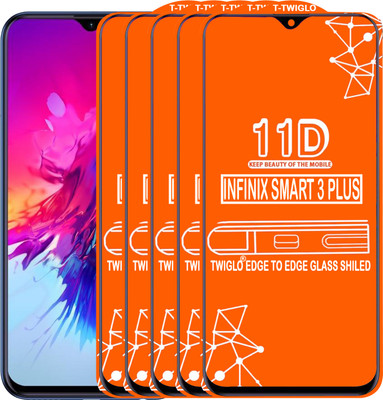 Flipkart SmartBuy Edge To Edge Tempered Glass for INFINIX SMART 3 PLUS(Pack of 5)