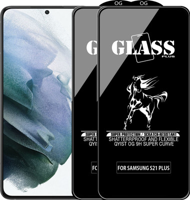 Qyist Edge To Edge Tempered Glass for SAMSUNG GALAXY S21 PLUS(Pack of 2)