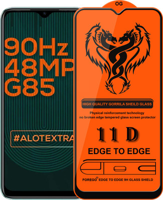 Forego Edge To Edge Tempered Glass for Infinix Hot 10s(Pack of 1)