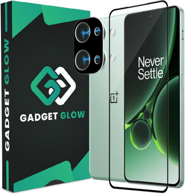 Gadget Glow Edge To Edge Tempered Glass for OnePlus Nord 3 5G, OnePlus Nord 3, Nord 3 5G, 1+ Nord 3 5G, ( 1 OG Tempered Glass and 1 Camera Lens )(Pack of 2)