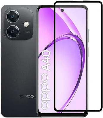 SuperX Edge To Edge Tempered Glass for Oppo A40(Pack of 1)