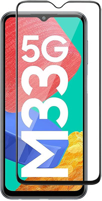 NaturalBuy Edge To Edge Tempered Glass for Samsung Galaxy M33 5G(Pack of 1)