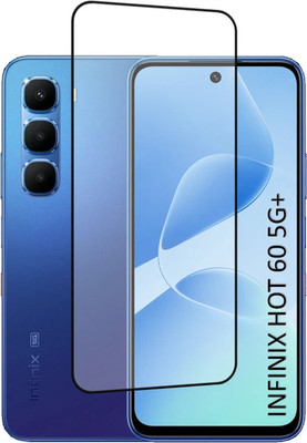 SMARTCASE Edge To Edge Tempered Glass for Infinix HOT 60 5G+, Infinix HOT 60 5G(Pack of 1)