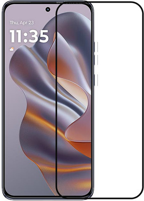 NEXZONE Edge To Edge Tempered Glass for Motorola Edge 50 Neo, Moto Edge 50 Neo(Pack of 1)