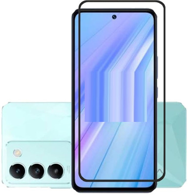 Bodoma Edge To Edge Tempered Glass for Vivo Y200e 5G/Viv T3 5G(Pack of 1)