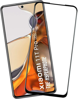 VAlight Edge To Edge Tempered Glass for Xiaomi 11T Pro 5G, Mi 11T Pro 5G, Xiaomi 11T Pro, Xiaomi Mi 11T Pro, Premium Tempered glass with Self Installation Guide - Wet & Dry wipes,(Pack of 1)