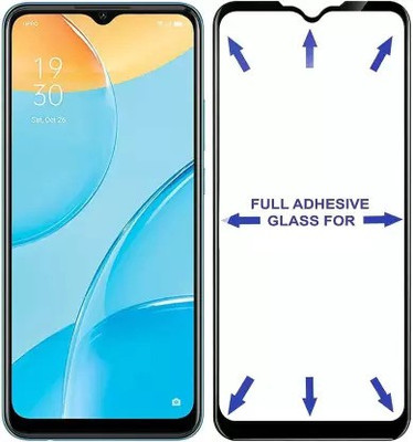 VISHZONE Edge To Edge Tempered Glass for OPPO A77(Pack of 1)