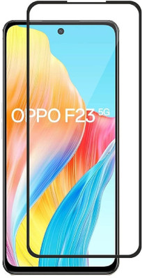 DMJHP Edge To Edge Tempered Glass for Oppo F23 5G(Pack of 1)