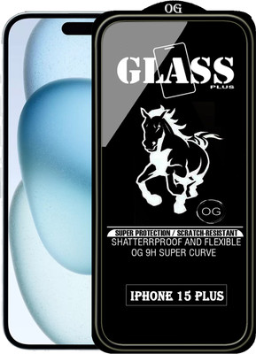 PFOAM Edge To Edge Tempered Glass for APPLE IPHONE 15 PLUS(Pack of 1)