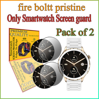 daffin Edge To Edge Tempered Glass for Fire-Boltt Pristine(Pack of 2)