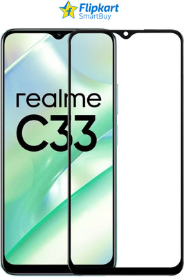 Flipkart SmartBuy Edge To Edge Tempered Glass for REALME C33(Pack of 1)