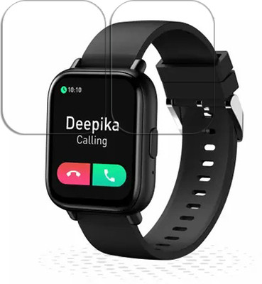 SOMTONE Edge To Edge Tempered Glass for GIONEE STYLFYT- AI BT Calling Smartwatch SMARTWATCH SCREEN GUARD(Pack of 2)