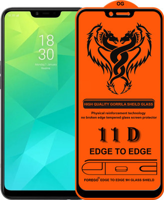 HQ Protection Edge To Edge Tempered Glass for Realme C1(Pack of 1)