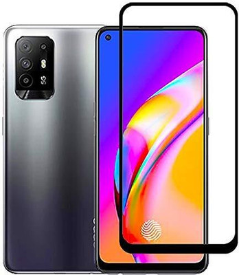 NaturalBuy Edge To Edge Tempered Glass for Oppo F19 Pro Plus-Premium Tempered Glass Screen Protector Slim 9H Hard 2.5D with Full Installation Kit(Pack of 1)
