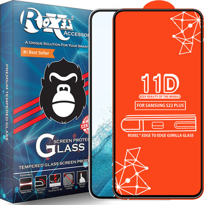 Roxel Edge To Edge Tempered Glass for Samsung Galaxy S22 Plus(Pack of 1)