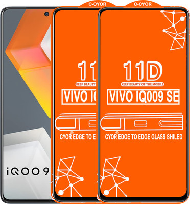 CYOR Edge To Edge Tempered Glass for VIVO IQ009 SE(Pack of 2)