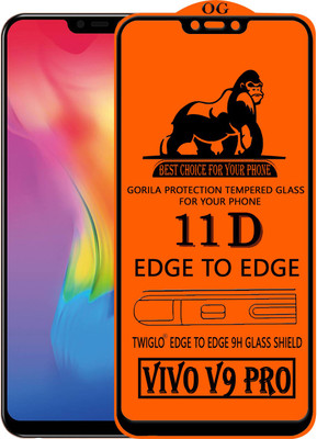 TWIGLO Edge To Edge Tempered Glass for VIVO V9 PRO(Pack of 1)