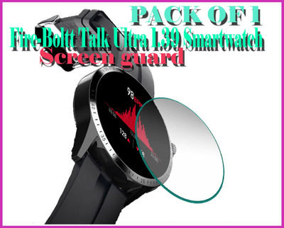 HIDEOUS Edge To Edge Tempered Glass for Fire-Boltt Talk Ultra(Pack of 1)