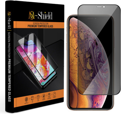 MS-Shield Edge To Edge Tempered Glass for Apple iPhone XS(Pack of 1)