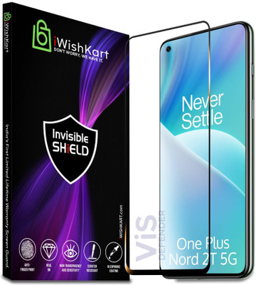 iWishKart Edge To Edge Tempered Glass for OnePlus Nord 2T 5G, 1+Nord 2T Gorilla Glass, Nord2T(Pack of 1)