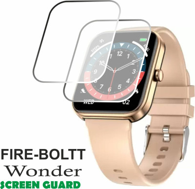 JSGROWITTECH Edge To Edge Tempered Glass for FIRE-BOLTT WONDER 1.8INCH(Pack of 2)