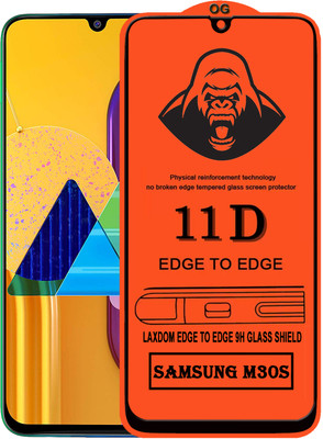 Laxdom Edge To Edge Tempered Glass for SAMSUNG GALAXY M30S(Pack of 1)
